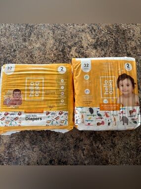 Hello Bello Size 2 Diapers - 2 packs (64 diapers)